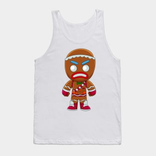 Gingerbread Man fanart, baby cookies man, angry gingerbread Tank Top